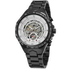 Часы  Winner 8067 Black-White Red Cristal