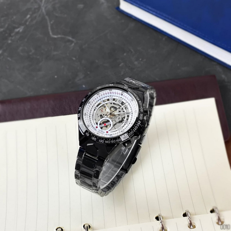 Watch Winner 8067 Black-White Red Crystal