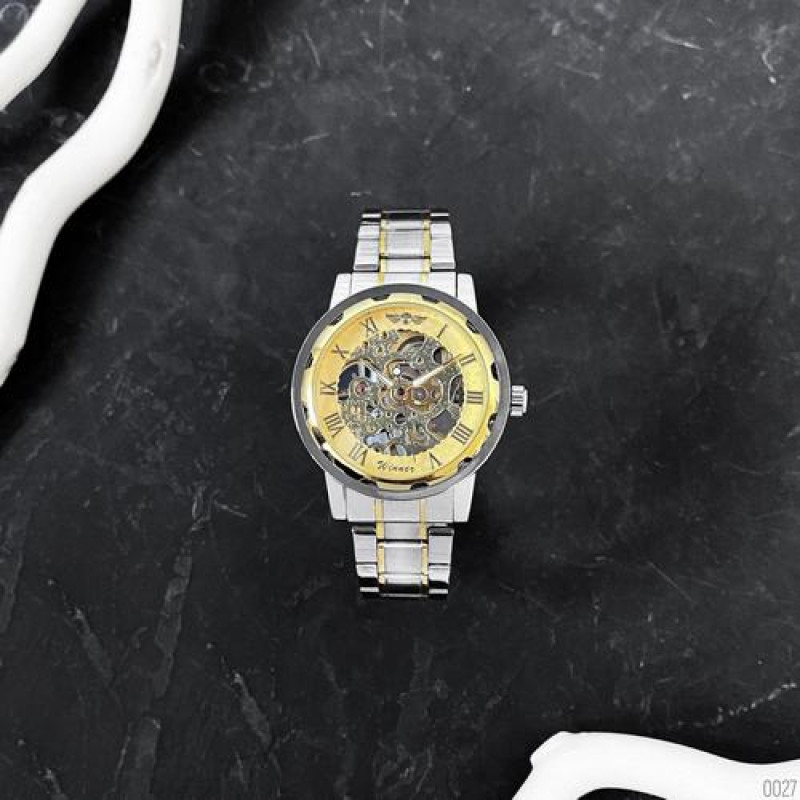 Winner 8008 Automatic Silver-Gold Watch
