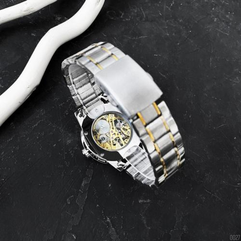 Winner 8008 Automatic Silver-Gold Watch