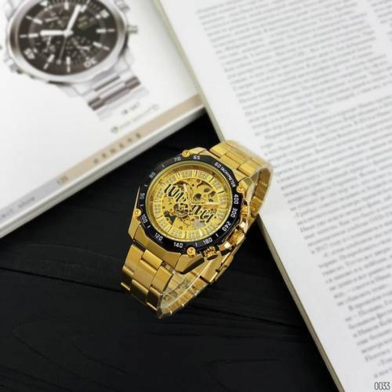 Watch Winner 8186 Big Diamonds Gold