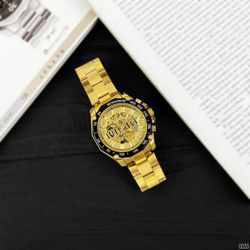 Watch Winner 8186 Big Diamonds Gold
