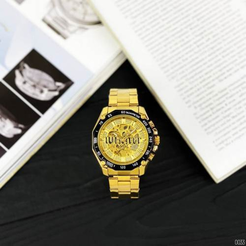 Watch Winner 8186 Big Diamonds Gold