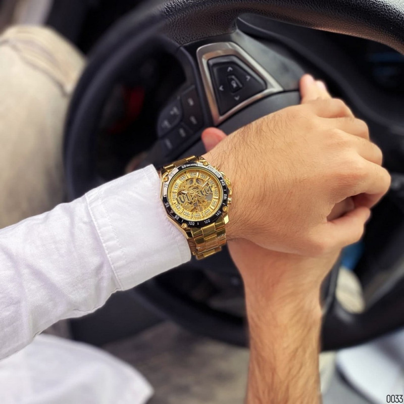 Watch Winner 8186 Big Diamonds Gold