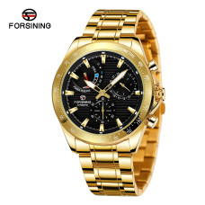 Часы  Forsining 6915 Gold-Black