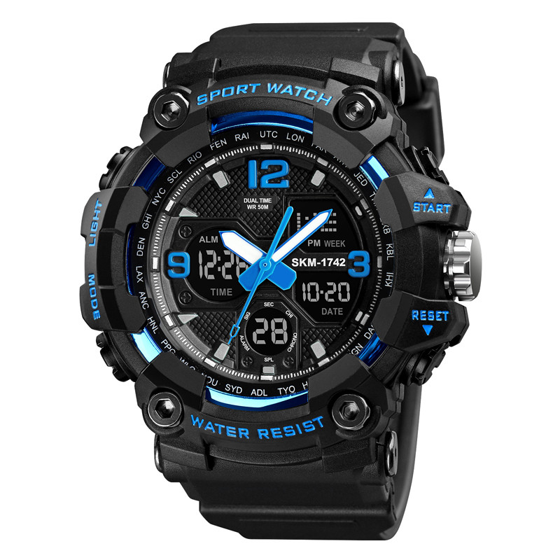 Watch Skmei 1742 Black-Blue SALE