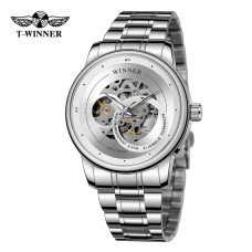 Часы  Forsining 8190 Silver-Silver