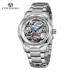Годинник  Forsining 8240 Silver-Silver Steel