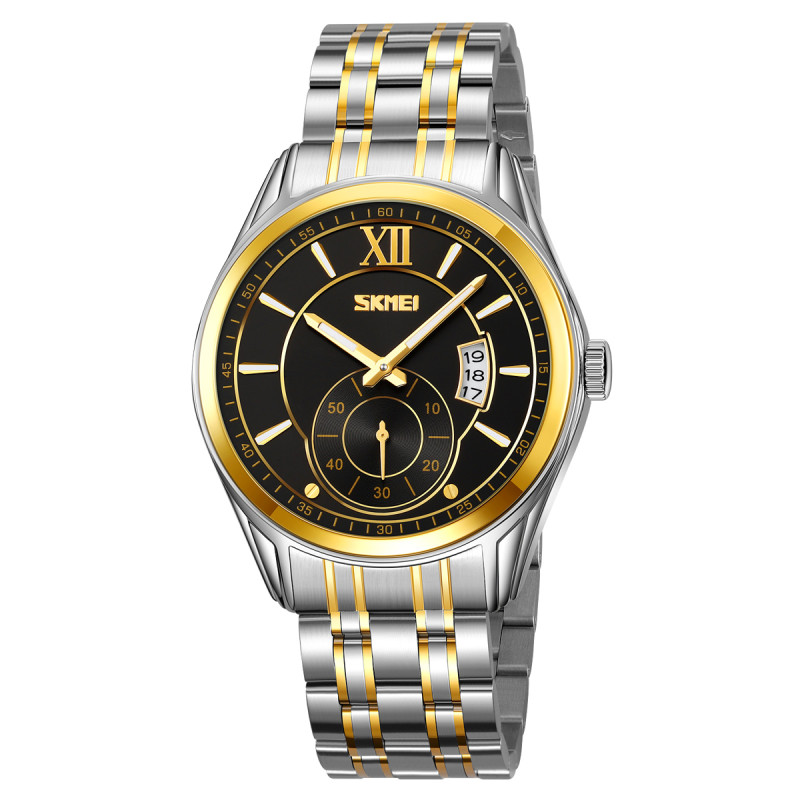 Годинник Skmei 9319TGDBK Silver-Gold-Black