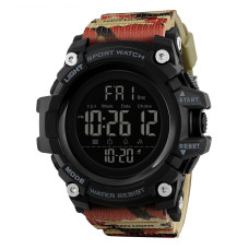 Годинник  Skmei 1384CMRD Black-Camo