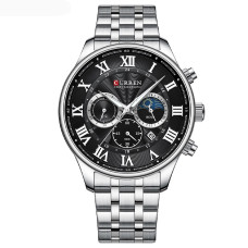 Часы  Curren 8427 Silver-Black
