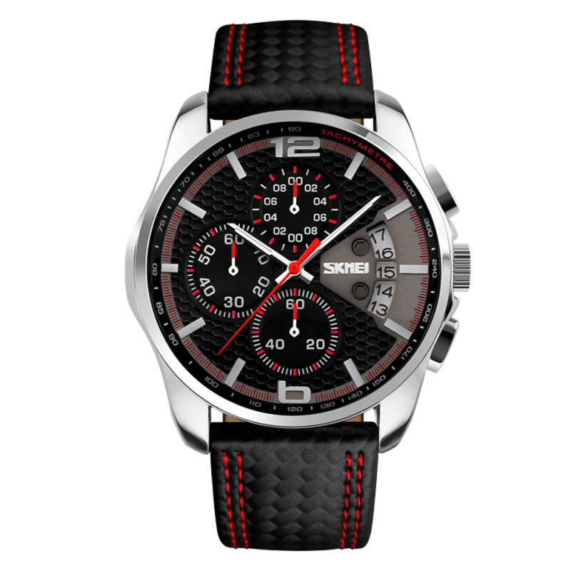 Watch Skmei 9106RD Silver-Black-Red