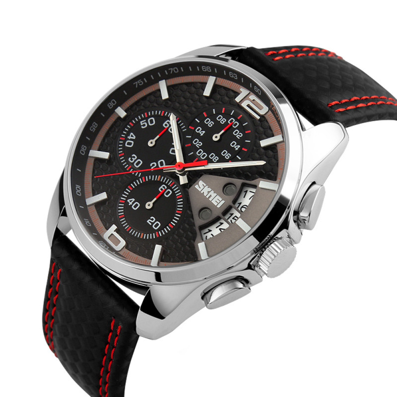 Watch Skmei 9106RD Silver-Black-Red