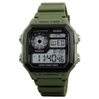 Watch Skmei 1299AG Army Green.