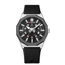 Часы  Curren 8437 Silver-Black