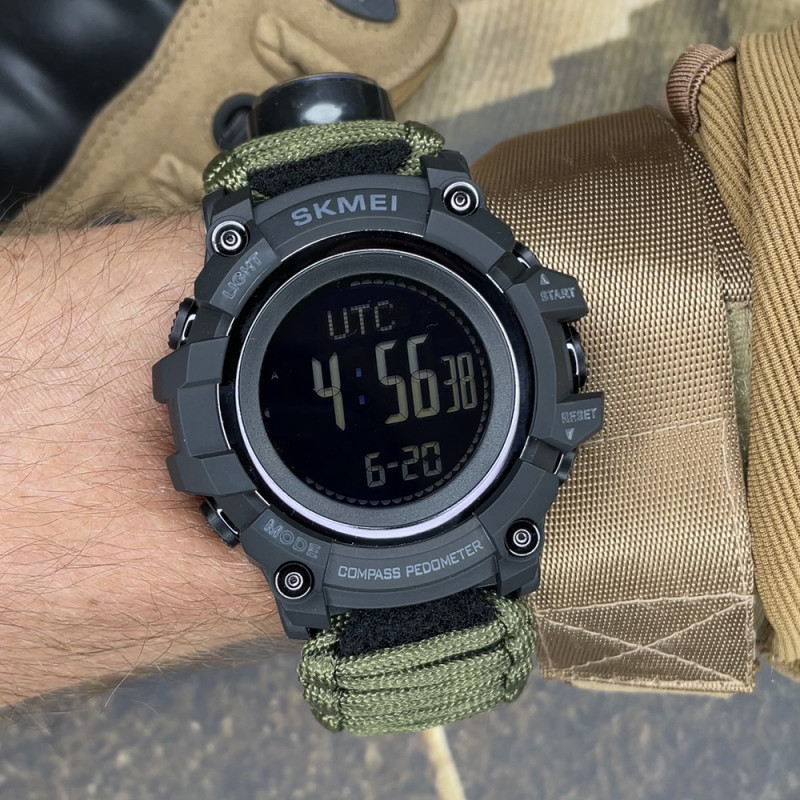 Watch Skmei 1356AGPK Army Green Tactic Compass