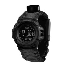 Годинник  Skmei 1356BK Black Tactic Compass