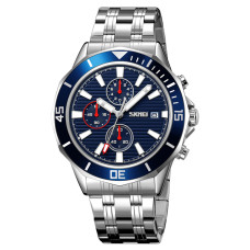 Часы  Skmei 9335SIBU Silver-Blue
