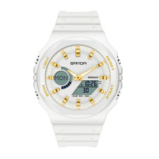Часы  Sanda 6016 White-Gold