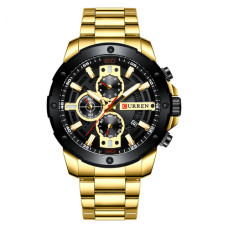 Часы  Curren 8336 Gold-Black