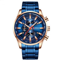 Watch Curren 8351 Blue-Cuprum