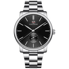 Часы  Forsining 8214 Silver-Black