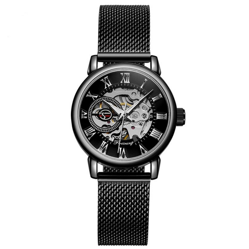 Watch Forsining 8099 Black-Silver