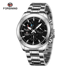Часы  Forsining 6915 Silver-Black
