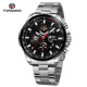Watch Forsining 6909 Silver-Black-Black