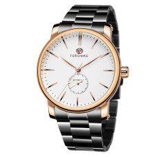 Часы  Forsining 8214 Rose Gold-White