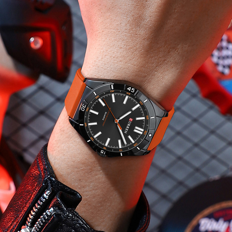 Watch Curren 8449 Black-Orange
