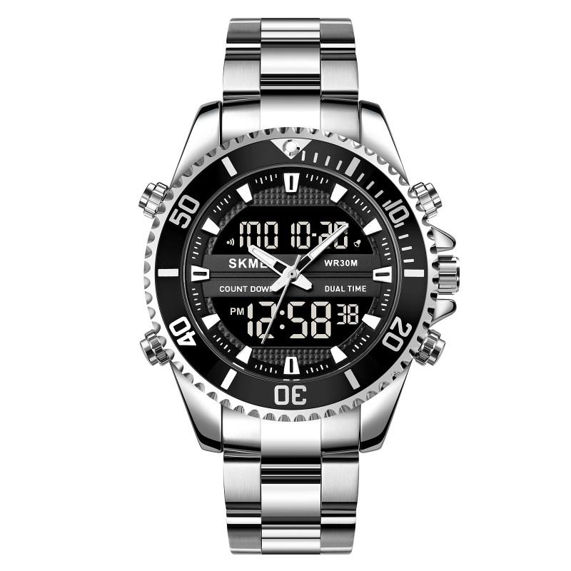 Watch Skmei 1850SIBK Silver-Black