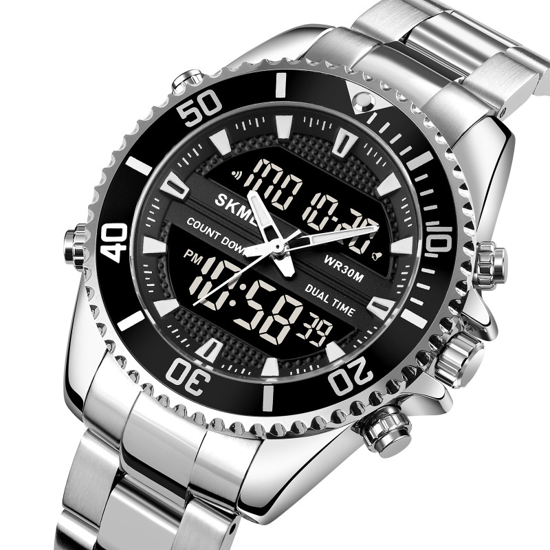 Watch Skmei 1850SIBK Silver-Black