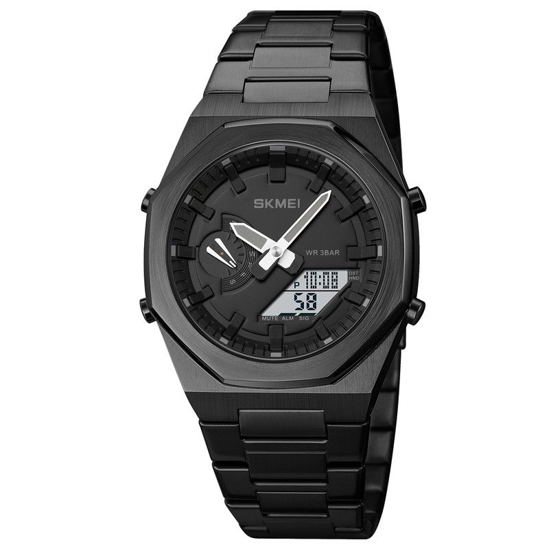 Watch Skmei 1816BKBKWT Black-Black-White