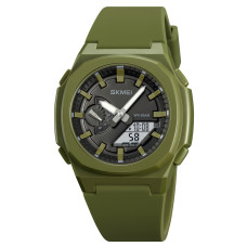 Годинник  Skmei 2091AGWT Army Green White
