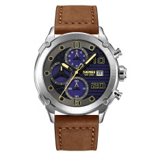 Часы  Skmei 2051SIBN Silver-Brown