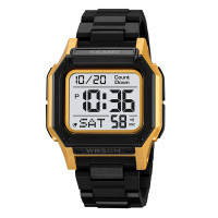 Watch Skmei 2264BKGDWT Black-Gold-White