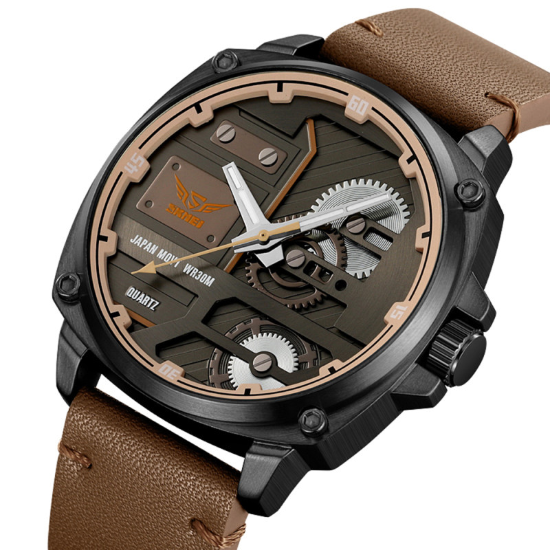 Watch Skmei 2289BKLBN Black-Light Brown