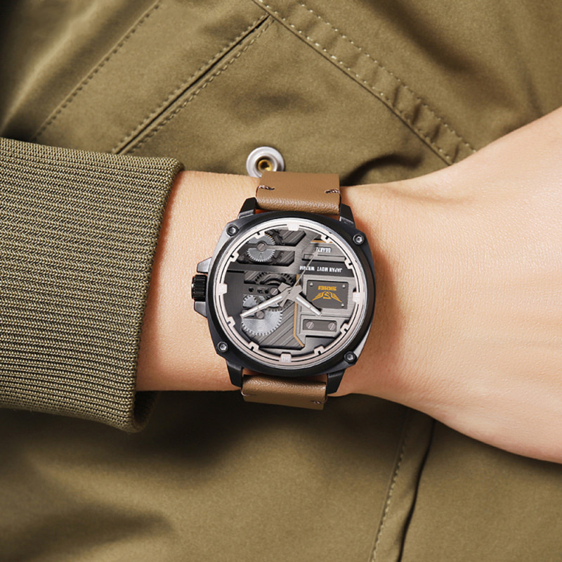Watch Skmei 2289BKLBN Black-Light Brown