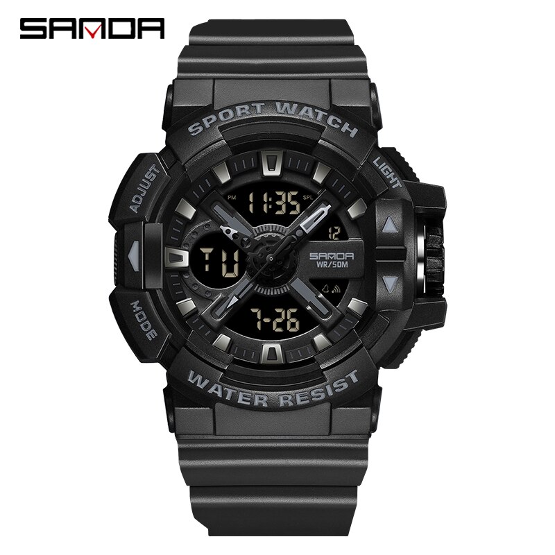 Watch Sanda 3128 All Black