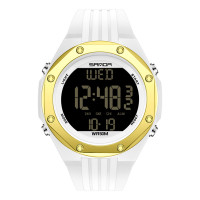 Watch Sanda 6093 White-Gold