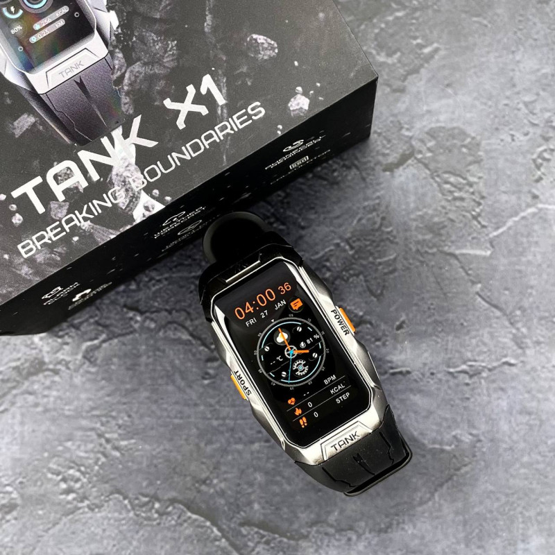 Kospet Tank X1 Silver Watch