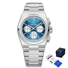 Часы  Pagani Design PD-1761 Silver-Blue