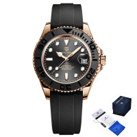 Watch Pagani Design PD-1651 Gold-Black Silicone
