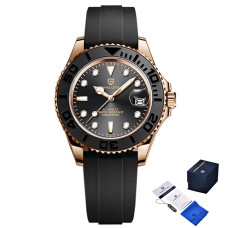 Часы  Pagani Design PD-1651 Gold-Black Silicone
