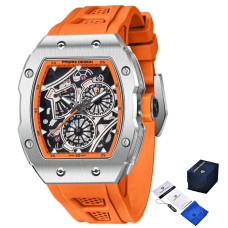 Часы  Pagani Design PD-YS012 Silver-Orange