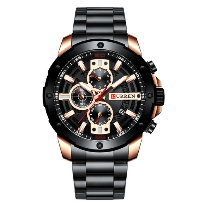 Watch Curren 8336 Black-Cuprum