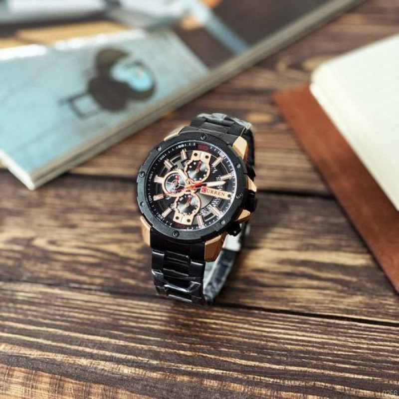 Watch Curren 8336 Black-Cuprum