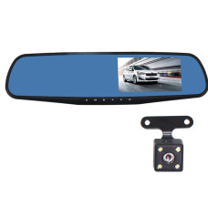 Дзеркало відеореєстратор Lesko Vehicle Blackbox DVR Car H433 ver. 1 діагональ 4.3"Full HD камера заднього огляду