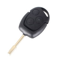 Key blank, transponder case, 3-button, Ford Mondeo Focus, FO21, 433MHz